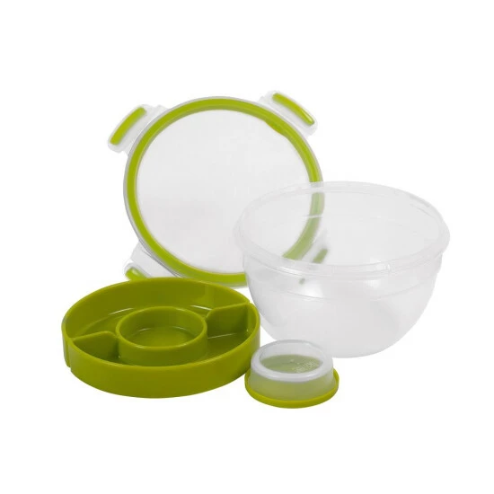 Brandneu 💯 Emsa Salatbox CLIP & GO 1,0 Liter Transparent / Grün 🧨 7 Brandneu 💯 Emsa Salatbox CLIP & GO 1,0 Liter Transparent / Grün 🧨 – Bild 7