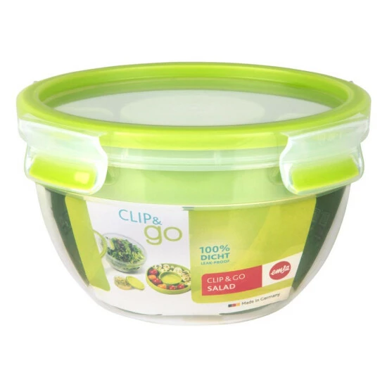 Brandneu 💯 Emsa Salatbox CLIP & GO 1,0 Liter Transparent / Grün 🧨 15 Brandneu 💯 Emsa Salatbox CLIP & GO 1,0 Liter Transparent / Grün 🧨 – Bild 15