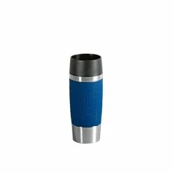 Brandneu ⌛ Emsa Travel Mug Isolierbecher, Edelstahl, Manschette, Blau, 0,36 L, 513357 🔥 -Thermos cup Sale unnamed file 11