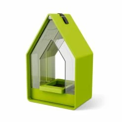 Coupon 👏 Emsa Poétic Landhaus Futtersilo, Vogelhaus, Futterhaus, Futterplatz, Grün, 24 Cm, 516411 🌟