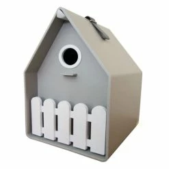 Top 10 🌟 Emsa Vogelhäuschen LANDHAUS, Kunststoff, Seidengrau 🥰