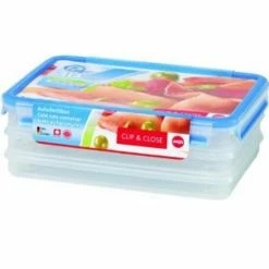 Billig ✔️ Emsa Aufschnittbox-System CLIP & CLOSE 3 X 1,0 Liter 🌟