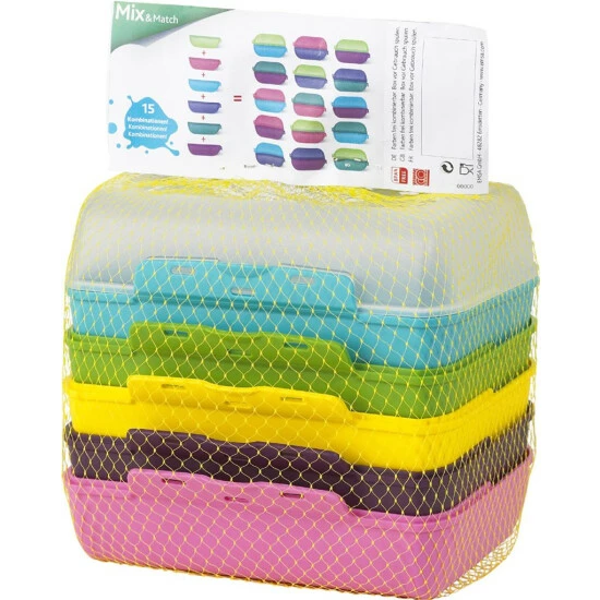 Bestpreis ❤️ Emsa Brotdose VARIABOLO Clipbox Set 6-teilig Farbig ✔️ 3 Bestpreis ❤️ Emsa Brotdose VARIABOLO Clipbox Set 6-teilig Farbig ✔️ – Bild 3