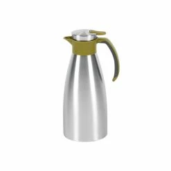 Brandneu ✔️ Emsa Soft Grip Isolierkanne Quick Tip 1,5L Edelstahl/Grün, 514502 ❤️ -Thermos cup Sale unnamed file 1380