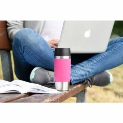 Brandneu ⌛ Emsa Travel Mug Isolierbecher, Edelstahl, Manschette, Blau, 0,36 L, 513357 🔥 -Thermos cup Sale unnamed file 14