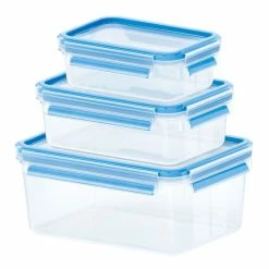 Billig 😀 Emsa Frischhaltedose CLIP & CLOSE, 3er Set, 0,55/1,0/2,30 L, Farbe Grün ✨ -Thermos cup Sale unnamed file 1447