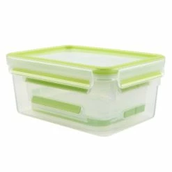 Billig 😀 Emsa Frischhaltedose CLIP & CLOSE, 3er Set, 0,55/1,0/2,30 L, Farbe Grün ✨ -Thermos cup Sale unnamed file 1453