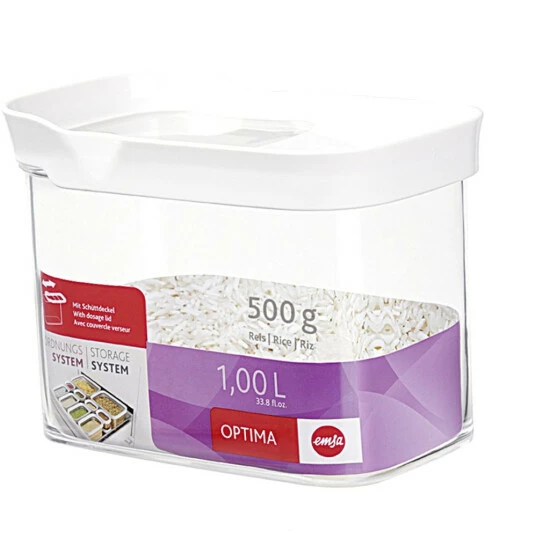 Am billigsten 👍 Emsa Schüttdose / Trockenvorratsdose OPTIMA 1,0 Liter 🔥 7 Am billigsten 👍 Emsa Schüttdose / Trockenvorratsdose OPTIMA 1,0 Liter 🔥 – Bild 7