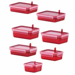 Brandneu 🧨 Emsa Mikrowellendose CLIP & MICRO 1,0 Liter Mit Einsätzen 🔥 -Thermos cup Sale unnamed file 1502