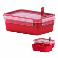 Brandneu 🧨 Emsa Mikrowellendose CLIP & MICRO 1,0 Liter Mit Einsätzen 🔥 -Thermos cup Sale unnamed file 1503