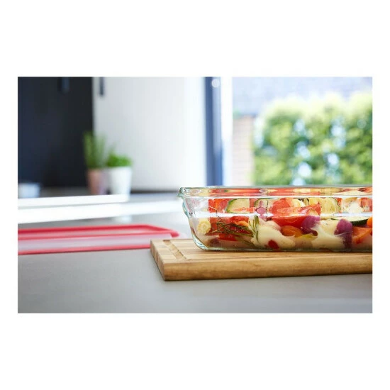 Auslauf 😀 EMSA Frischhaltedose Clip & Close 0,45/0,8/2,0l Rechteckig 3teilig, Rot/klar (1 Set) 👏 5 Auslauf 😀 EMSA Frischhaltedose Clip & Close 0,45/0,8/2,0l Rechteckig 3teilig, Rot/klar (1 Set) 👏 – Bild 5