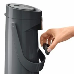 Neu 🧨 Emsa Iso-Pumpkanne PONZA 1,9 Liter, Mit Drehbarem Standfuss, Farbe Anthrazit 💯 -Thermos cup Sale unnamed file 177