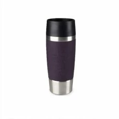 Budget 🎁 Emsa Travel Mug Isolierbecher, Edelstahl, Manschette, Brombeer, 0,36 L, 513359 🌟 -Thermos cup Sale unnamed file 18