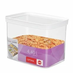 Budget 😀 Emsa Trockenvorratsdose OPTIMA 4,4 Liter Transparent/weiß 😉 -Thermos cup Sale unnamed file 1805