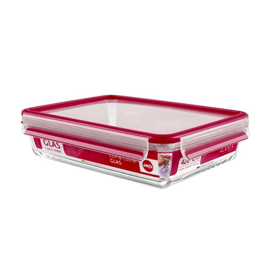 Coupon ✔️ Emsa Clip & Close Glas 2 L Rot 🎁 3 Coupon ✔️ Emsa Clip & Close Glas 2 L Rot 🎁 – Bild 3