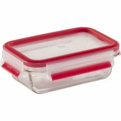 Auslauf 🤩 Emsa Frischhaltedose CLIP & CLOSE Glas 3er Set 0,5/0,9/2 Liter Transparent / Rot 🛒 -Thermos cup Sale unnamed file 1830