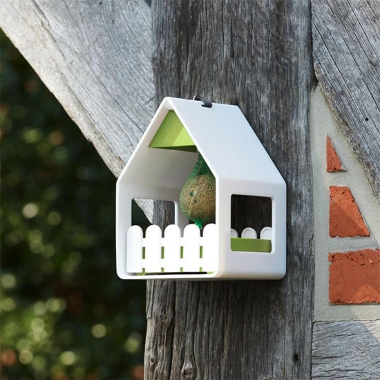 Aktion 🛒 Emsa 514491 Landhaus Futterhaus ; L X B X H: 14 Cm X 14 Cm X 20 Cm ; Farbe: Grün ⭐ 3 Aktion 🛒 Emsa 514491 Landhaus Futterhaus ; L X B X H: 14 Cm X 14 Cm X 20 Cm ; Farbe: Grün ⭐ – Bild 3