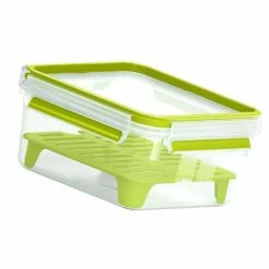 Am billigsten 🔔 Emsa XL Sandwichbox CLIP & GO 1,3 Liter Transparent / Grün 🛒 -Thermos cup Sale unnamed file 1949