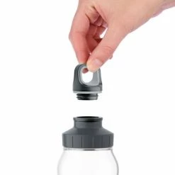 Aktion 🧨 Emsa Trinkflasche Drink2Go, Glas, 0,7 Liter, Silikonmanschette, Petrol-grün 👍 -Thermos cup Sale unnamed file 1956