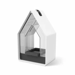 Neu 🥰 Emsa Poétic Landhaus Futtersilo, Vogelhaus, Futterhaus, Futterplatz, Weiß / Granit, 24 Cm, 516414 🎉