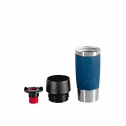 Brandneu ⌛ Emsa Travel Mug Isolierbecher, Edelstahl, Manschette, Blau, 0,36 L, 513357 🔥 -Thermos cup Sale unnamed file 2