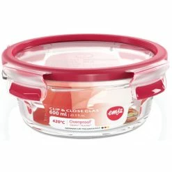 Aktion 😉 Emsa Frischhaltedose CLIP & CLOSE Glas 0,9 Liter Rund 🎁 -Thermos cup Sale unnamed file 2037