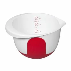 Budget ⌛ Emsa Mix & Bake Rührtopf, Fassungsvermögen 3L - Farbe: Weiß/Rot + Deckel; 508019 🎉 -Thermos cup Sale unnamed file 2051