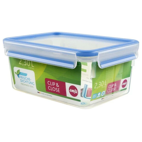 Aktion 🤩 Emsa Frischhaltedose CLIP & CLOSE 2,30 Liter Transparent ❤️ 2 Aktion 🤩 Emsa Frischhaltedose CLIP & CLOSE 2,30 Liter Transparent ❤️ – Bild 2