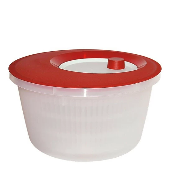 Neu 👍 Emsa Basic Salatschleuder, Transluzent Rot/Weiß, 4,0 L, 505089 ✨ 2 Neu 👍 Emsa Basic Salatschleuder, Transluzent Rot/Weiß, 4,0 L, 505089 ✨ – Bild 2