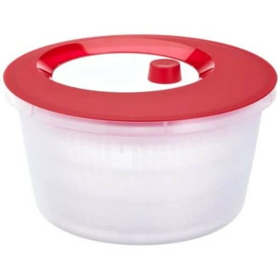 Neu 👍 Emsa Basic Salatschleuder, Transluzent Rot/Weiß, 4,0 L, 505089 ✨ 3 Neu 👍 Emsa Basic Salatschleuder, Transluzent Rot/Weiß, 4,0 L, 505089 ✨ – Bild 3