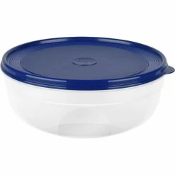 Billig ⭐ Emsa Frischhaltedose SUPERLINE 0,4 Liter Rund Blau 🔥