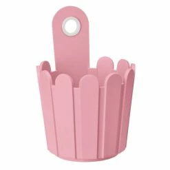 Budget 🎁 Emsa Poétic LANDHAUS MINI Fässchen, Pflanzkübel, Übertopf, Blumentopf, Küche, Garten, Kunststoff, Altrosa, Ø 6.5 Cm, 518110 🎉