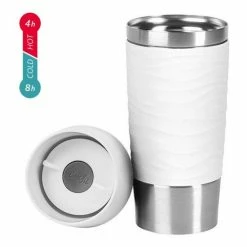 Bestpreis 🥰 Emsa Travel Mug Waves Thermobecher Weiß 0,36 Liter 👏 -Thermos cup Sale unnamed file 265