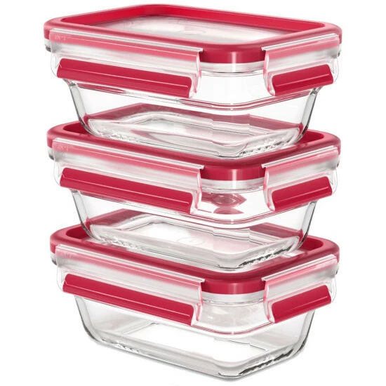 Angebote ✨ Emsa Frischhaltedose CLIP & CLOSE Glas 0,45 Liter 3er Set 🔥 2 Angebote ✨ Emsa Frischhaltedose CLIP & CLOSE Glas 0,45 Liter 3er Set 🔥 – Bild 2