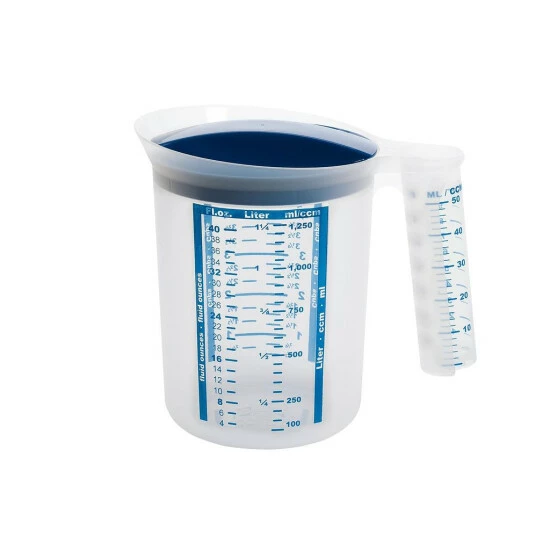 Aktion 🤩 EMSA 2153120400 Messbecher Superline Mit Kleinmaß Und Spritzschutz, 1,25 L, Transparent 🥰 5 Aktion 🤩 EMSA 2153120400 Messbecher Superline Mit Kleinmaß Und Spritzschutz, 1,25 L, Transparent 🥰 – Bild 5