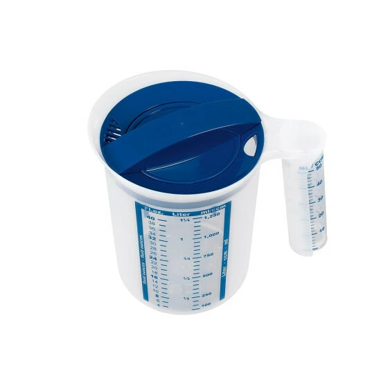 Aktion 🤩 EMSA 2153120400 Messbecher Superline Mit Kleinmaß Und Spritzschutz, 1,25 L, Transparent 🥰 6 Aktion 🤩 EMSA 2153120400 Messbecher Superline Mit Kleinmaß Und Spritzschutz, 1,25 L, Transparent 🥰 – Bild 6