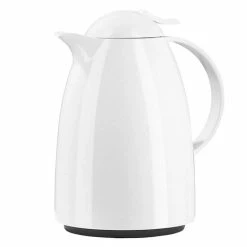 Schlussverkauf 🔥 Emsa 0621101200 'Auberge' Isolierkanne Quick Tip, 1 L, Weiß Glänzend, Weiß (1 Stück) 😍 -Thermos cup Sale unnamed file 2698