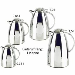Billig ✨ EMSA 0624101600 Auberge Isolierkanne Quick Tip, 1,0 L, Chrome 🎉 -Thermos cup Sale unnamed file 2712