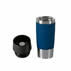 Großhandel 😀 Emsa Edelstahl Isolierbecher Thermobecher Travel MUG Waves Blau 360ml ❤️ -Thermos cup Sale unnamed file 272