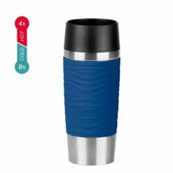 Großhandel 😀 Emsa Edelstahl Isolierbecher Thermobecher Travel MUG Waves Blau 360ml ❤️ -Thermos cup Sale unnamed file 275