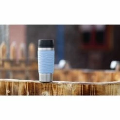 Großhandel 😀 Emsa Edelstahl Isolierbecher Thermobecher Travel MUG Waves Blau 360ml ❤️ -Thermos cup Sale unnamed file 282