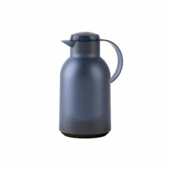 Bester Verkauf ⌛ EMSA Isolierkanne Samba Quick Press, 1,5 Liter, Blau-grau Transluzent 🌟