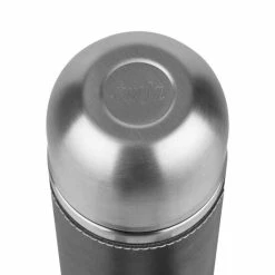 Budget ⌛ Emsa Senator Class Isolierflasche, Edelstahl/Leder Schwarz, 1,0 L, 502437 ✔️ -Thermos cup Sale unnamed file 2976