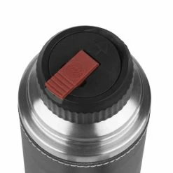 Budget ⌛ Emsa Senator Class Isolierflasche, Edelstahl/Leder Schwarz, 1,0 L, 502437 ✔️ -Thermos cup Sale unnamed file 2977