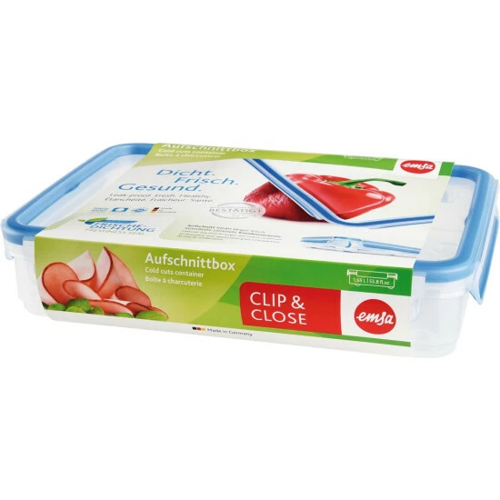 Bestpreis ❤️ Emsa Aufschnittbox CLIP & CLOSE 1,65 Liter Transparent 😉 13 Bestpreis ❤️ Emsa Aufschnittbox CLIP & CLOSE 1,65 Liter Transparent 😉 – Bild 13
