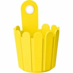 Großhandel 🛒 Emsa Landhaus Fässchen Blumenkübel Ø15 Cm, Gelb, 513447 🔥