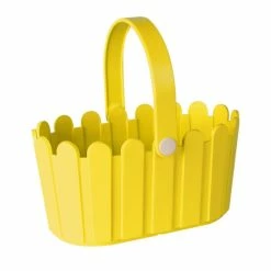 Budget 😀 EMSA LANDHAUS KÖRBCHEN Blumenkübel 28x18 Cm, Gelb, 513926 🥰