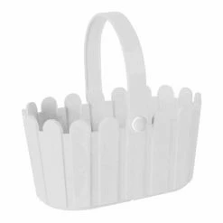 Blitzangebot 🥰 EMSA LANDHAUS KÖRBCHEN Blumenkübel 28x18 Cm, Weiß, 513924 🛒