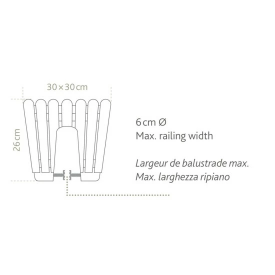 Neu ❤️ 2165618, 2165619, 2165620, 2165621, 2165622, 2165623 Geländertopf Landhaus EMSA ✔️ 3 Neu ❤️ 2165618, 2165619, 2165620, 2165621, 2165622, 2165623 Geländertopf Landhaus EMSA ✔️ – Bild 3
