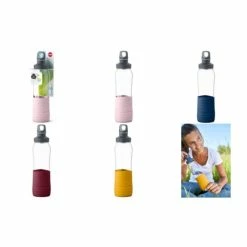 Coupon 🔥 Emsa Glas-Trinflasche Drink2Go 0,7 Liter Dunkelblau 🥰 -Thermos cup Sale unnamed file 3384